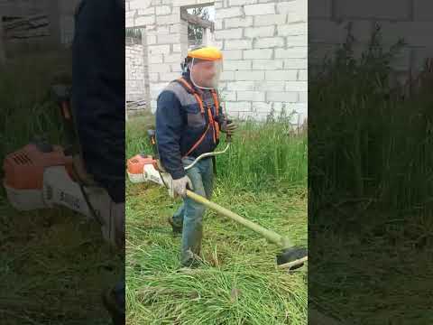 Видео: Stihl fs 560 vs Husqvarna 555RXT , леска 4 мм , Brest Belarus 🇧🇾