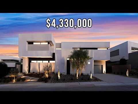 Видео: Экскурсия по современному особняку в Лас-Вегасе стоимостью 4 330 000 долларов с потрясающим видом...