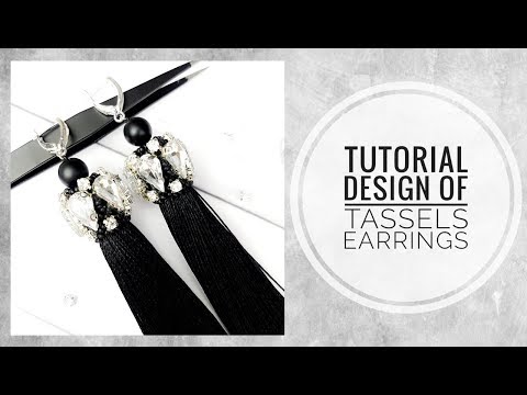 Видео: #МК - Оформление кисточек стразами и бисером | #Tutorial - Design of tassels sequins and beads