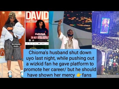 Видео: Фанаты критикуют Дэвида за то, что он не позволил фанатке Wizkid Иване выступить на его шоу после...