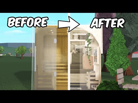 Видео: Превращение сауны в дом в Блоксбурге