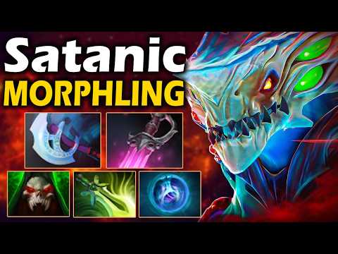 Видео: Сатаник на Сигнатурном Морфе, Лучший в МИРЕ! - Satanic Morphling 7.37 ДОТА 2