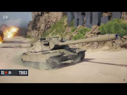 Видео: Т803 - Tier 11 Tank details specific v2 - характеристики танка 11 уровня - #renarsplay