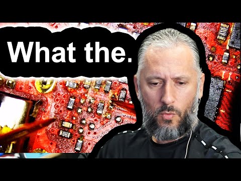 Видео: Ремонт ноутбука ASUS G731, поврежденного жидкостью, от которого пахло мочой.