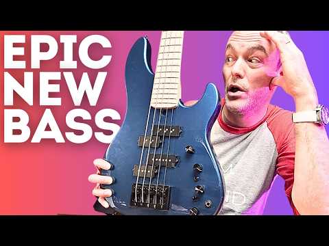Видео: Новая кастомная бас-гитара | Полное видео запуска с характеристиками и демонстрациями