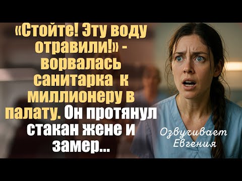 Видео: «Стойте! Воду отравили!» - ворвалась санитарка к миллионеру в палату. Протянул стакан жене и замер..