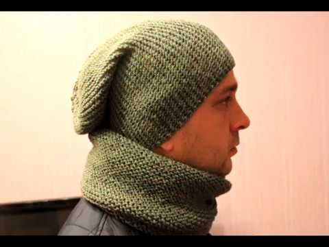 Видео: Как связать шапку Бини и снуд            How to tie a cap Bini