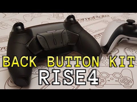 Видео: Комплект задних кнопок RISE4 от eXtremerate (PS5) BDM-010 BDM-020