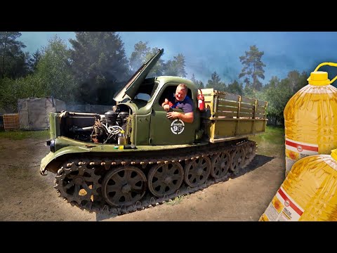 Видео: АТЛ стал жрать масло после "утопления" / Артиллерийский музей