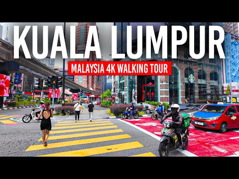 Видео: КУАЛА-ЛУМПУР, Малайзия 🇲🇾 Городские джунгли и небоскрёбы | Пешеходный тур 4K