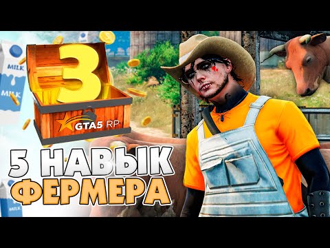 Видео: ПУТЬ ДО МАКСИМУМА на GTA 5 RP #3 - НАДОИЛ ОЗЕРО МОЛОКА! Я ФЕРМЕР!
