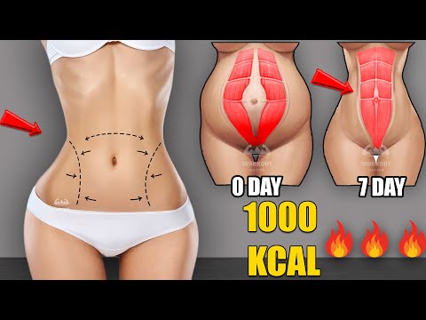 Видео: 1-минутное стоячее упражнение l Потеряйте 2 дюйма в талии за 7 дней | Упражнения для пресса и талии