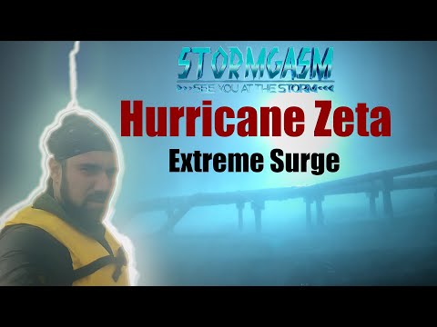Видео: Ураган Зета, экстремальный штормовой нагон, Луизиана, 28 октября 2020 г.