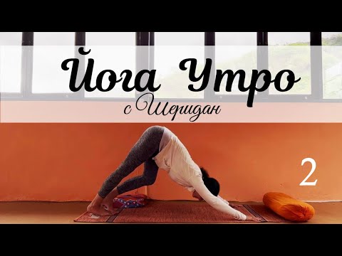 Видео: Утренняя йога для бодрости | День 2 йога челленджа