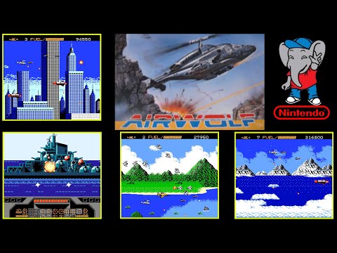 Видео: Airwolf (J) (NES / Денди) - Прохождение без урона. НЕ СПЛЮЩЕННАЯ картинка. Оригинал.размер [1080p]