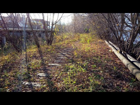 Видео: Заброшенная железная дорога, ведущая к ТЭЦ 1. Заброшенный путь для подвоза торфа.