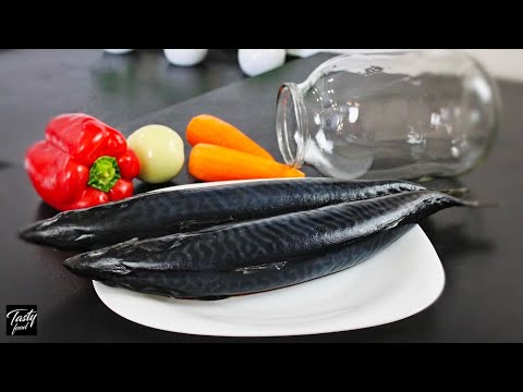 Видео: СКУМБРИЯ В БАНКЕ! Теперь Скумбрию Вы Будете Готовить Только Так!