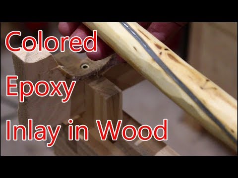 Видео: Инструкция по изготовлению цветной эпоксидной смолы на дереве необычной формы (чаши и трости)