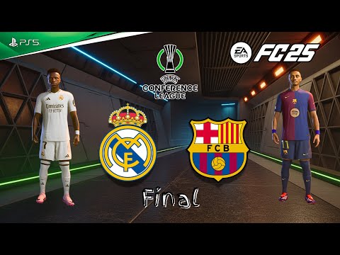 Видео: FC 25 - Реал Мадрид против Барселоны | Финал Конференц-лиги УЕФА | К.Мбаппе vs Л.Ямал