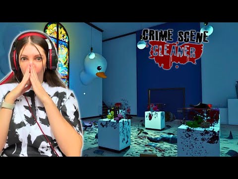 Видео: НОЧЬ В МУЗЕЕ, часть 1 ➤ CRIME SCENE CLEANER ➤ Прохождение #9