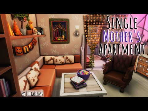 Видео: Квартира матери-одиночки│Строительство│Single Mother's Apartment│SpeedBuild [The Sims 4]