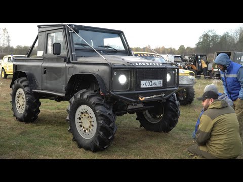 Видео: даже ЛАПЛАНДЕРЫ рвутся в БРЯНСКИХ лесах на OFF ROAD