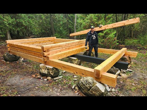 Видео: Сборка домика «ласточкин хвост» — это просто! / Эпизод 5 / Традиционная сауна