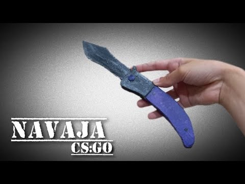 Видео: Как сделать нож наваха из Cs:go в скине 🖤Ультрофиолет💜?