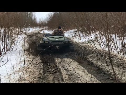Видео: Жесткий оффроад на вездеходе Tinger. Hard offroad all-terrain vehicle Tinger.