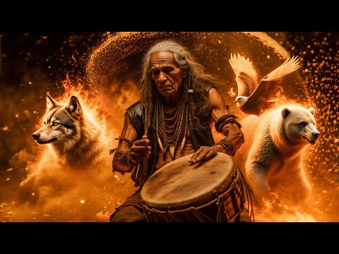 Видео: Шаманская ритуальная музыка | Исцеление 432 Гц и 528 Гц | Медитация с барабанами