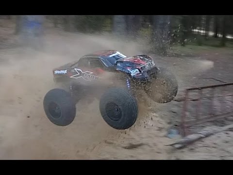 Видео: Тест-драйв TRAXXAS X-MAXX ... Башинг, максималка 4S и 6S, проверка прочности