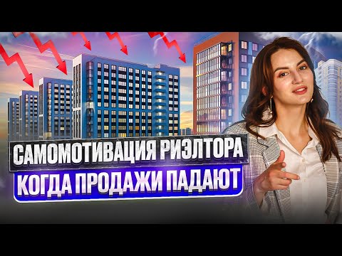 Видео: Мотивация и самомотивация риэлтора когда продажи на рынке недвижимости падают.