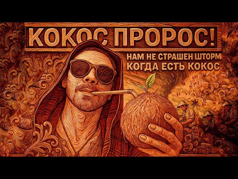Видео: Кокосовый бум под тайфун Или Вьетнамское ремесло вживую !