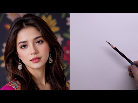 Видео: как рисовать портреты по фотографиям | Урок рисования портретов