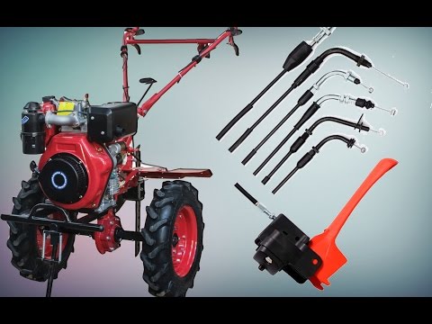 Видео: Установка тросов управления на дизельный мотоблок "ХОПЕР 1100 9ДС МQ"