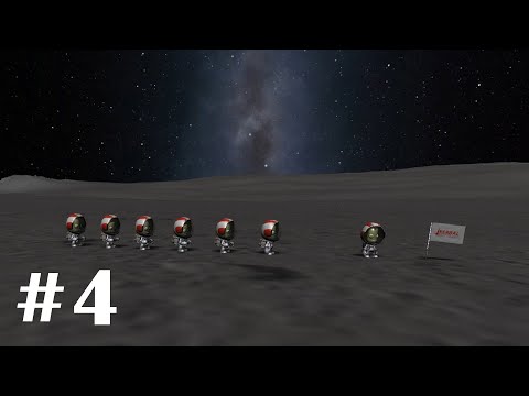 Видео: Лунный туризм. Часть #4. Kerbal Space Program на максимальном уровне сложности.