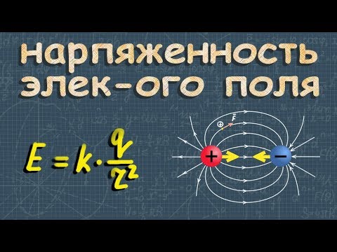 Видео: НАПРЯЖЕННОСТЬ ЭЛЕКТРИЧЕСКОГО ПОЛЯ суперпозиция полей