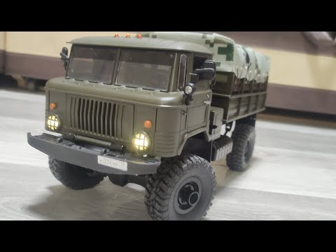 Видео: Тюнинг Газ 66. WPL b24 Двухступенчатая коробка передач!