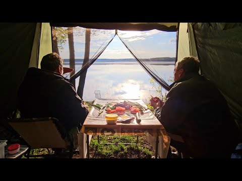 Видео: Рыбалка в Нерест на Чигиринском Водохранилище. Рыбалка с Ночевкой. Подлещик на Фидер.