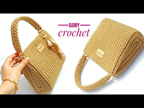 Видео: Сумка крючком, легкая и простая модель для начинающих.