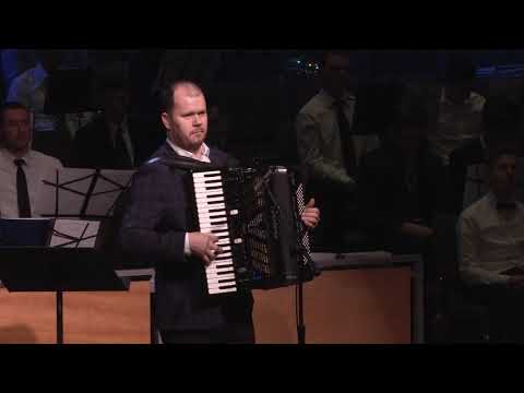 Видео: 02/24/2019 Музыка - "Славьте Бога, Славьте в песнопеньях" - Владимир Черняев - Аккордеон