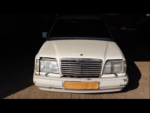 Видео: Демонтаж на предното стъкло на белия Мерцедес W124! Част 1