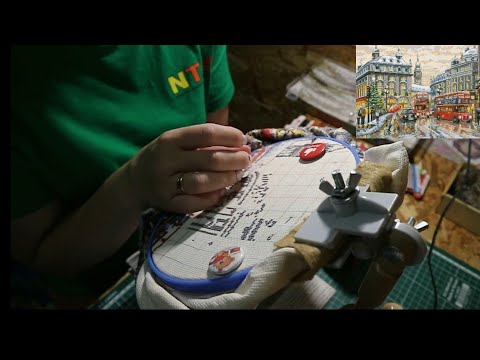 Видео: ВЫШИВАЮ ОДИНОЧКИ ПРОСТО/ИЗНАНКА МНОГОЦВЕТКИ/ЗАКАНЧИВАЕМ ЛОНДОН/АННА АНАНЧИК.