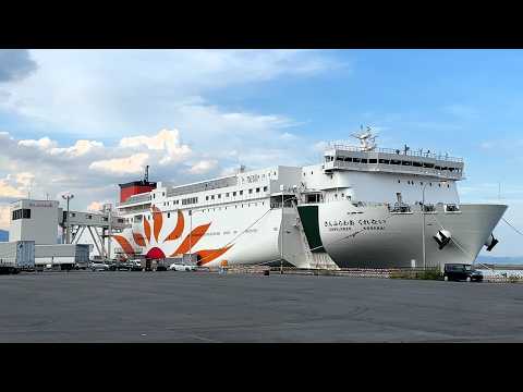 Видео: Получите специальное полотенце для рук! Посадка на паром Sunflower Ferry до 15 мест в Оите