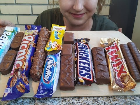 Видео: Сникерс, Баунти, Твикс, Несквик | CHOCOLATE CANDY SWEETS | eating show | 먹방