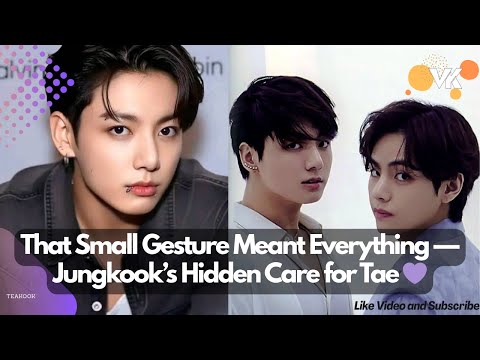 Видео: Фанаты в шоке! Внезапный шаг Чонгука к Тэхёну стал вирусным 💜