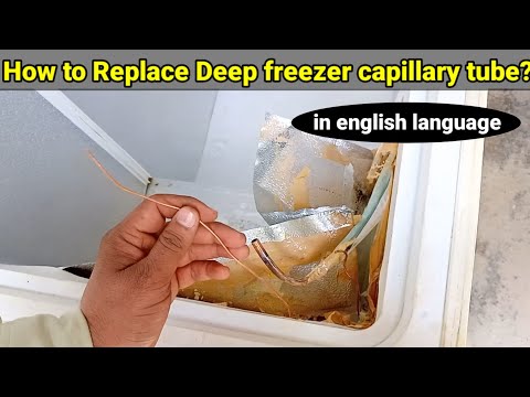 Видео: Замена капиллярной трубки морозильника | Как заменить капиллярную трубку морозильника