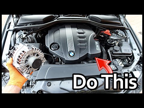 Видео: Снятие и замена генератора BMW N47 / N57