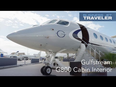 Видео: Экскурсия по салону сверхдальнемагистрального бизнес-джета Gulfstream G800 – BJT