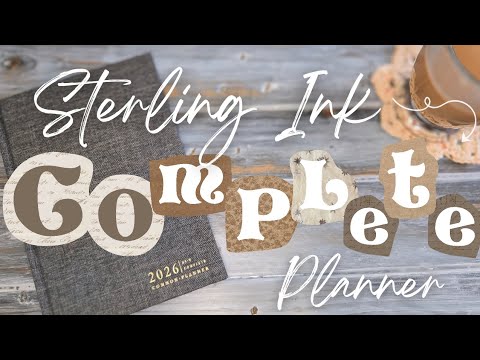 Видео: Полный планировщик на 2026 год | Sterling Ink